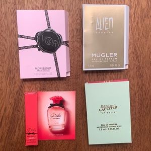 Set of 4 Luxury women’s perfume samples